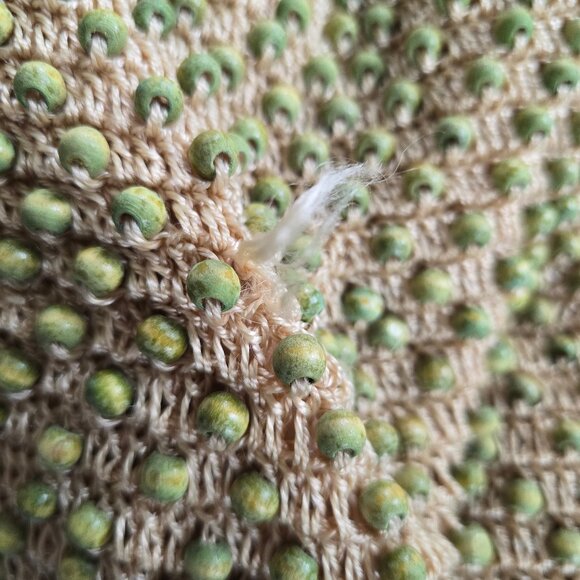 American Eagle Green Beaded Handbag - Picture 9 of 9